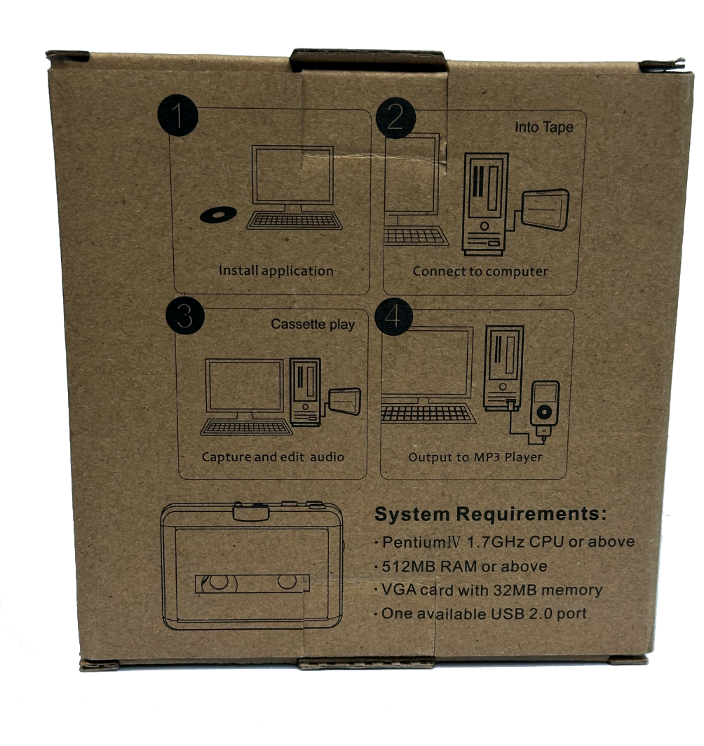 Jimkata Portable Cassette Tape Deck