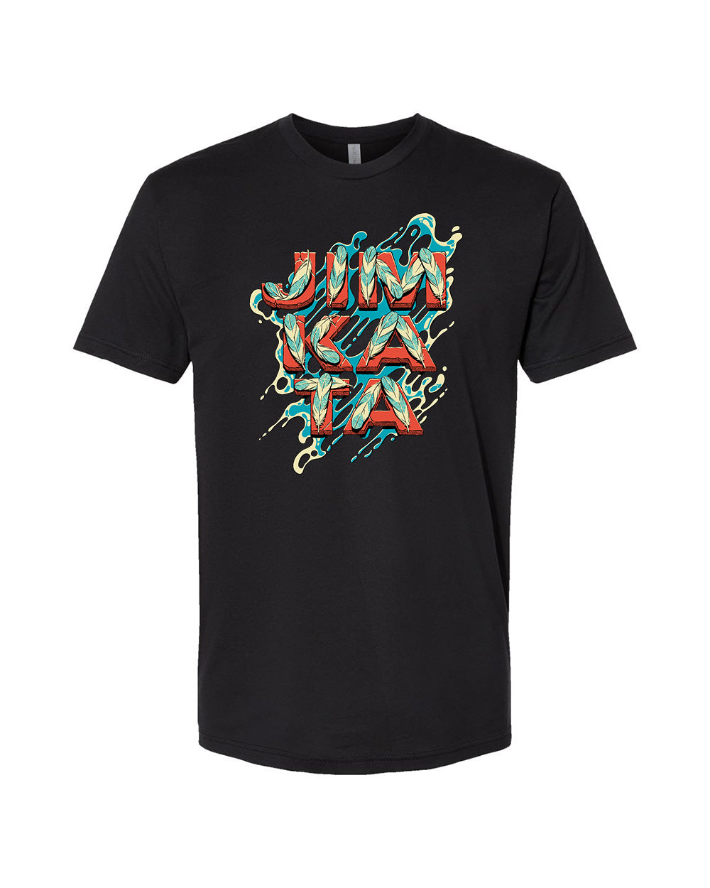 Feathers T-Shirt - Black