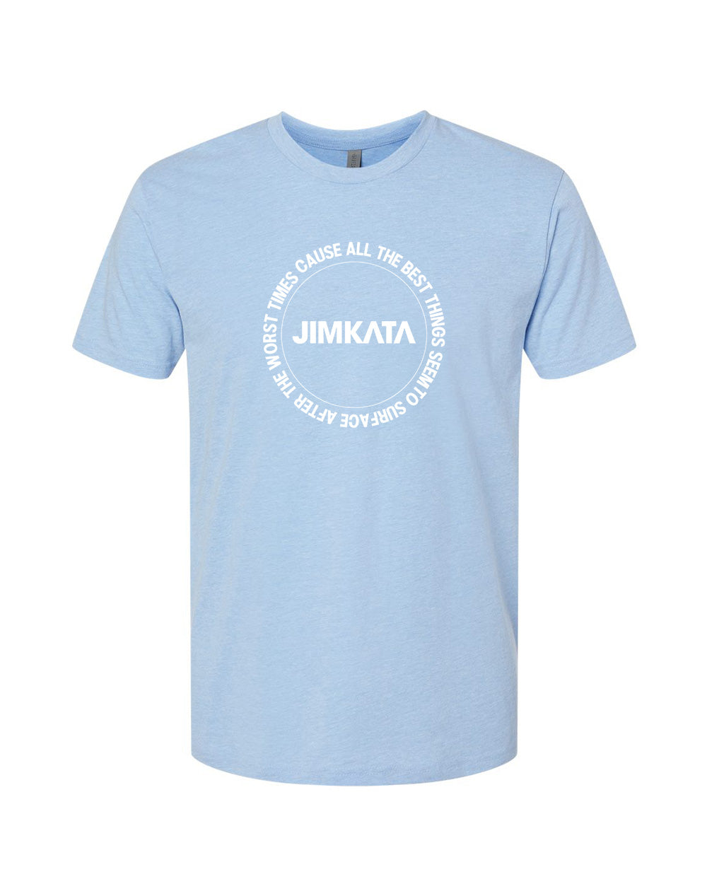 Die Digital Lyric T-Shirt - Heather Columbia Blue